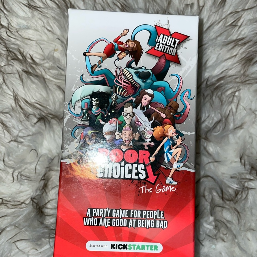 Poor Choices adult edition game